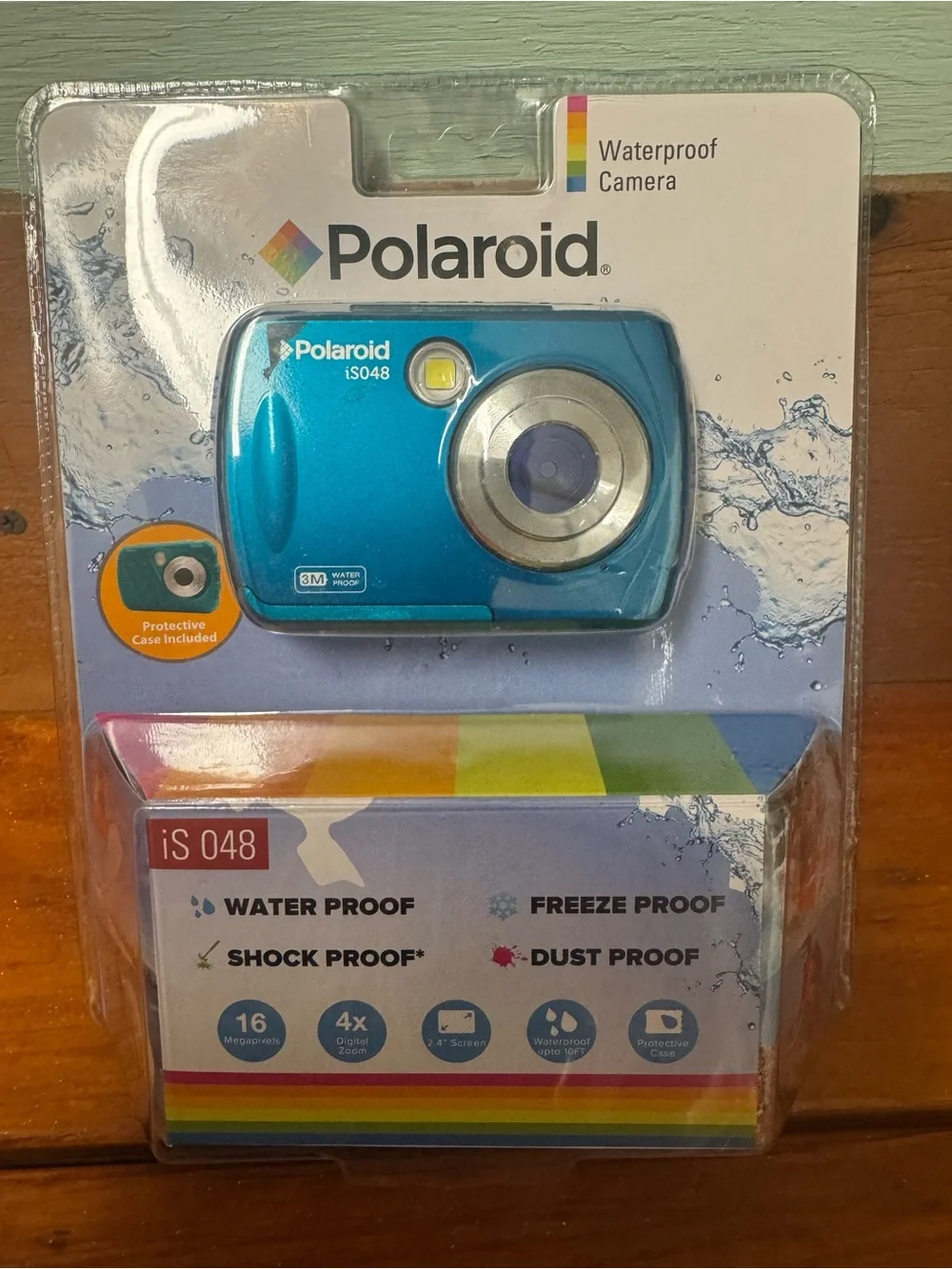 Polaroid Blue Waterproof Digital Camera